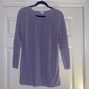 J Jill Long Knit Lavender Sweater